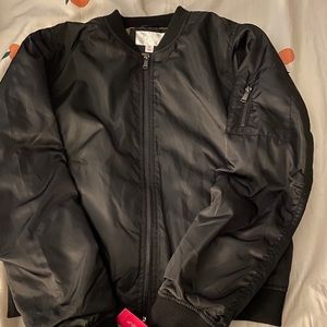 Black Bomber Jacket